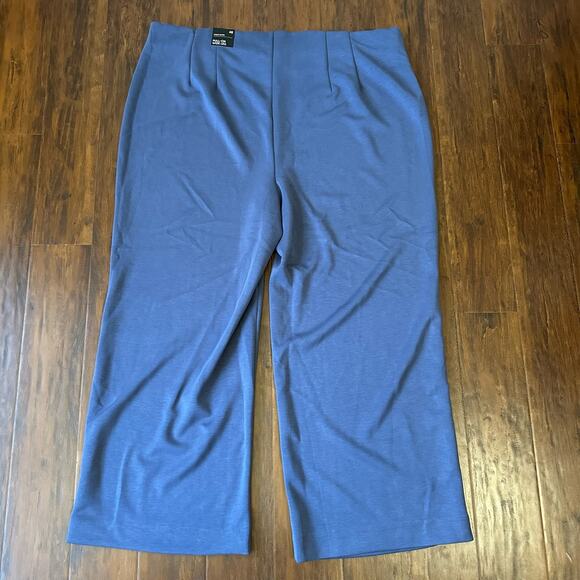 STUDIO by TORRID Pants Trouser Slate Blue Pull On Lagenlook NWT - Picture 2 of 14